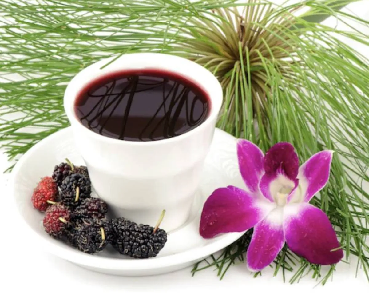 استخدامات ورق التوت للشعر