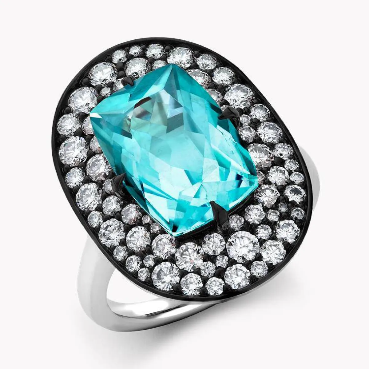 خاتم  Snowstorm Paraiba من Pragnell 