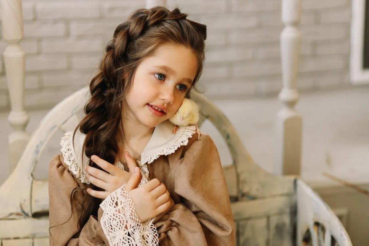 تسريحة لطفلة