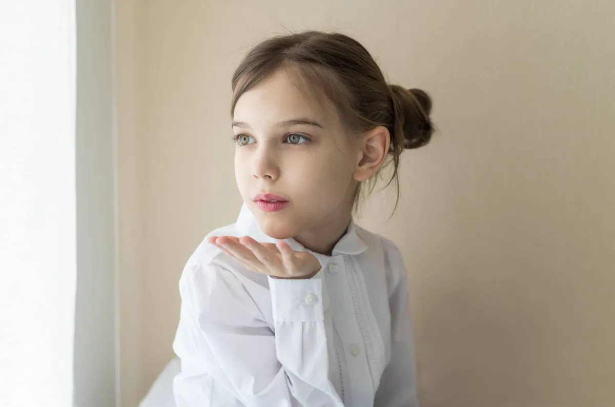 تسريحة لطفلة