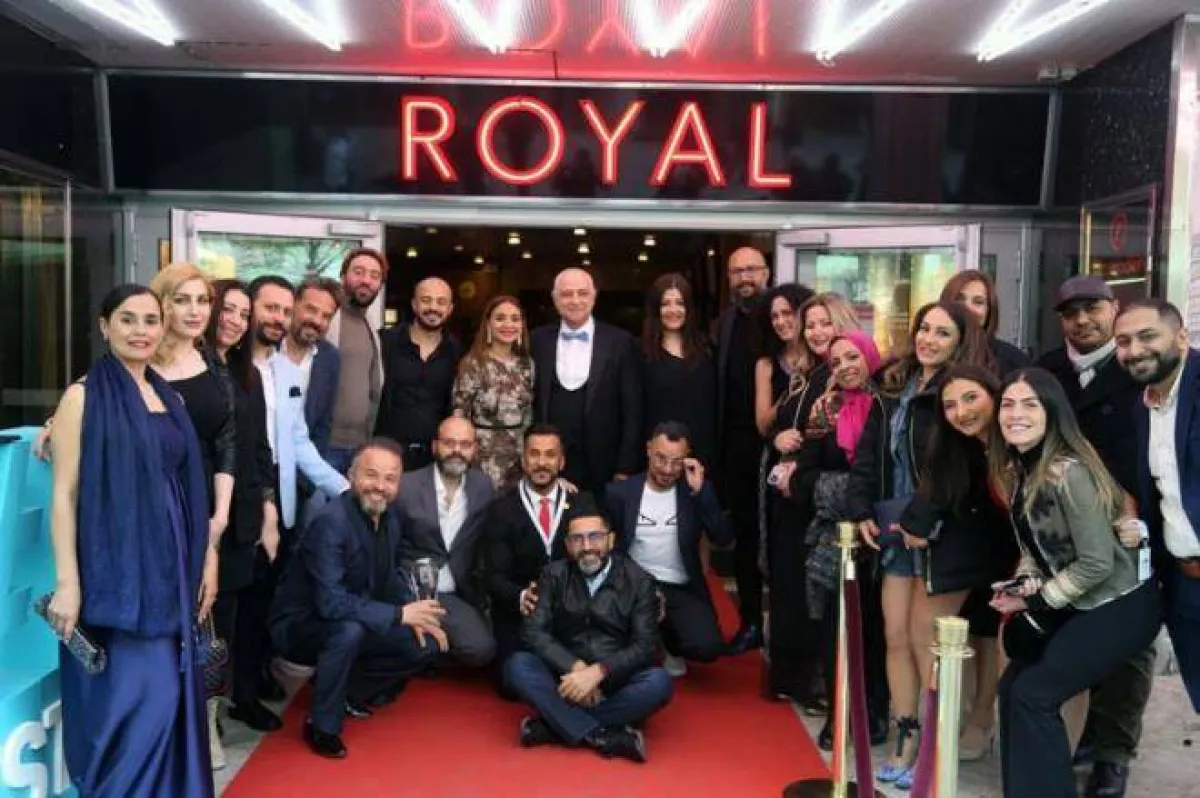 فريق فيلم "قدحة" بعد الإعلان عن فوزه بالجائزة- الصورة من موقع وكالة تونس افريقيا للأنباء