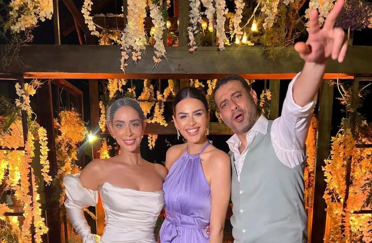 هنادي مهنا رفقة بسنت شوقي ومحمد فراج - صورة من حساب هنادي على إنستجرام