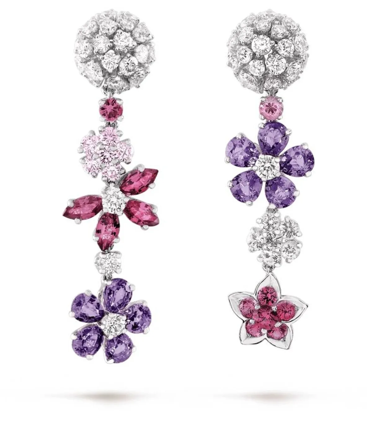 اقراط الزهور