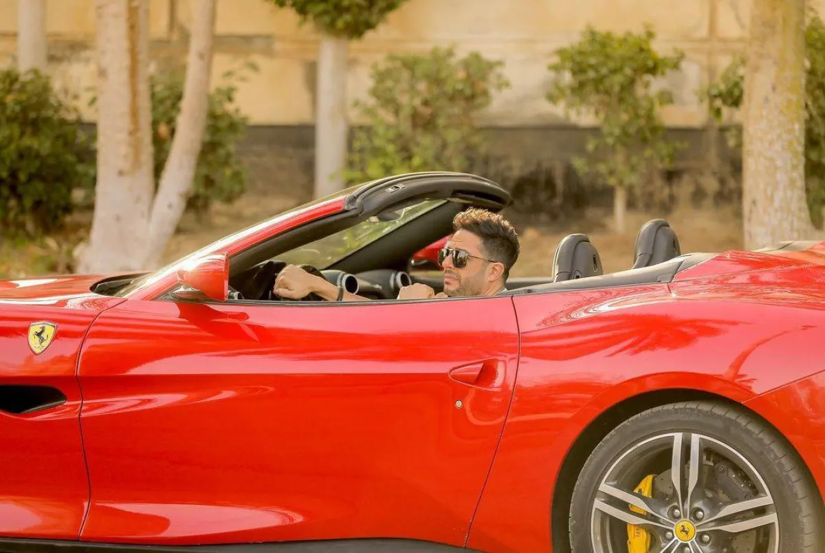 كواليس أغنية جمالها استثنائي - صوة من صفحة الفنان محمد حماقي على موقع " انستغرام" 