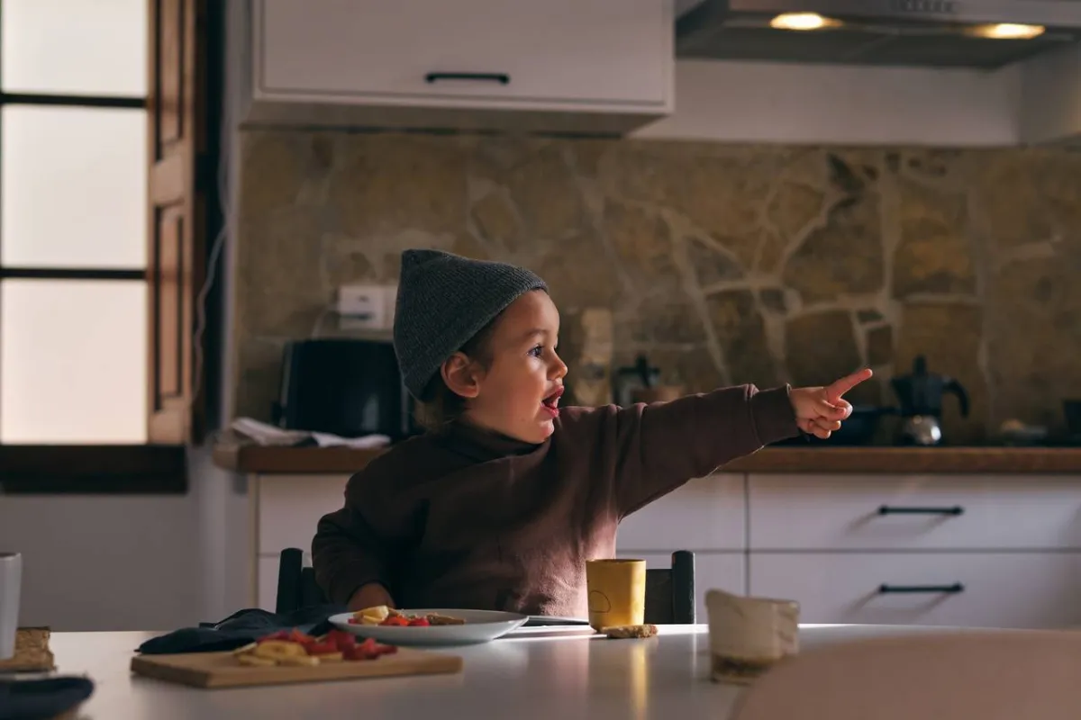 صورة لإيماءات الطفل