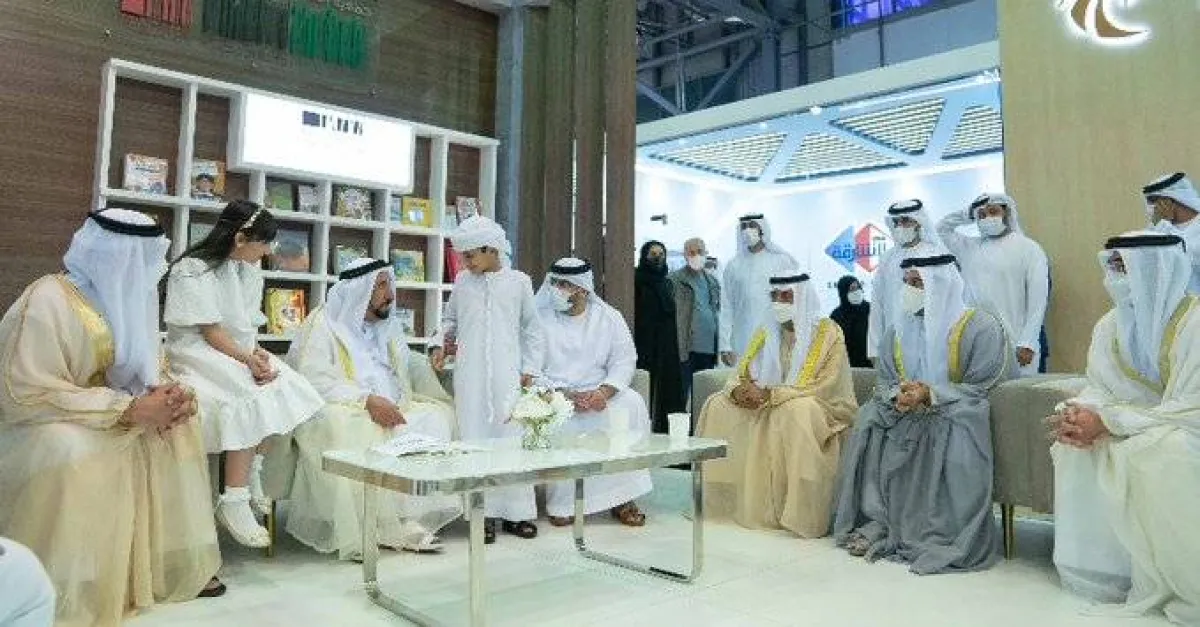 حاكم الشارقة يفتتح الدورة الـ13 من مهرجان الشارقة القرائي للطفل - الصورة من حساب المكتب الإعلامي لحكومة الشارقة على تويتر