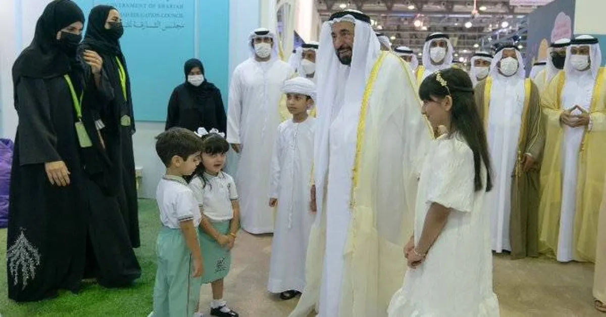 حاكم الشارقة يفتتح الدورة الـ13 من مهرجان الشارقة القرائي للطفل - الصورة من حساب المكتب الإعلامي لحكومة الشارقة على تويتر