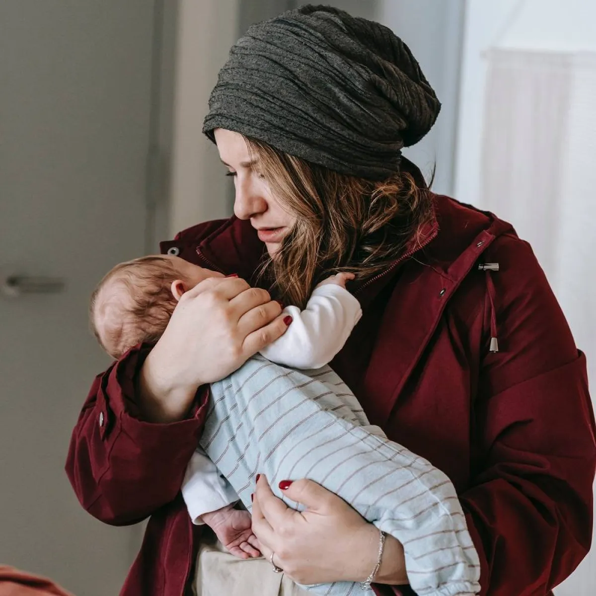 صورة لأم ورضيعها