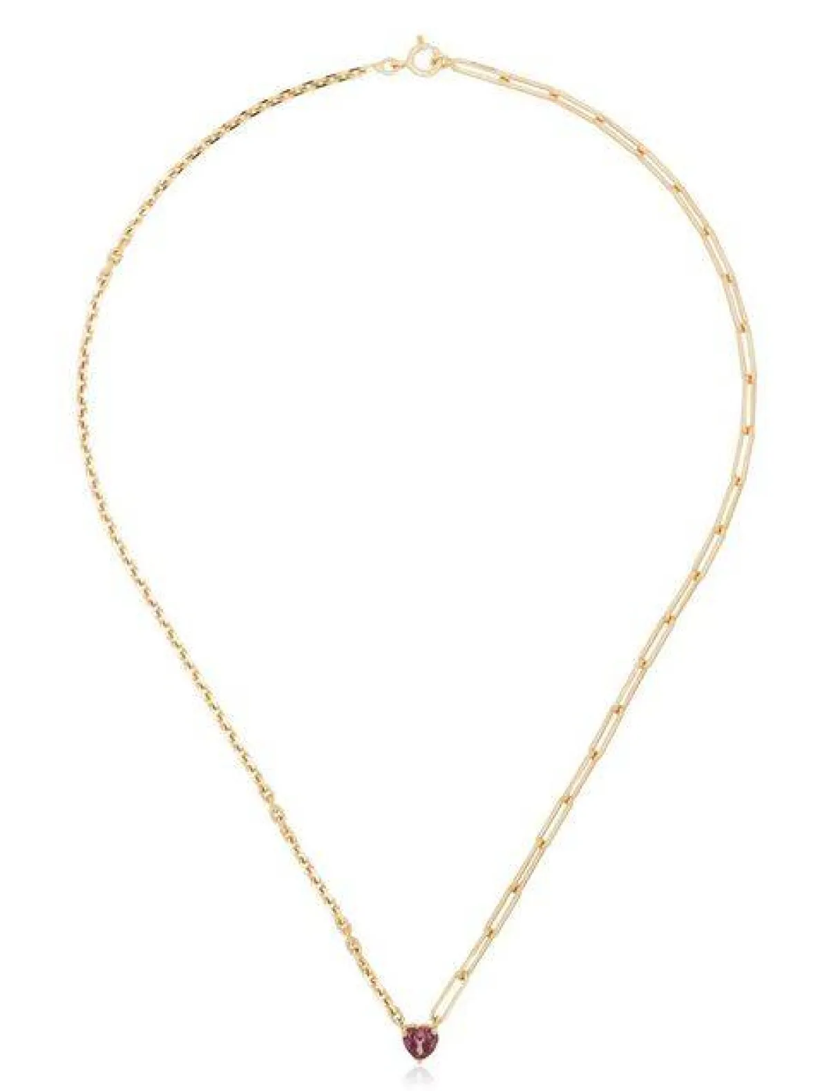 قلادة مرصعة بحجر التورمالين البنفسجي من إيفون ليون Yvonne Léon