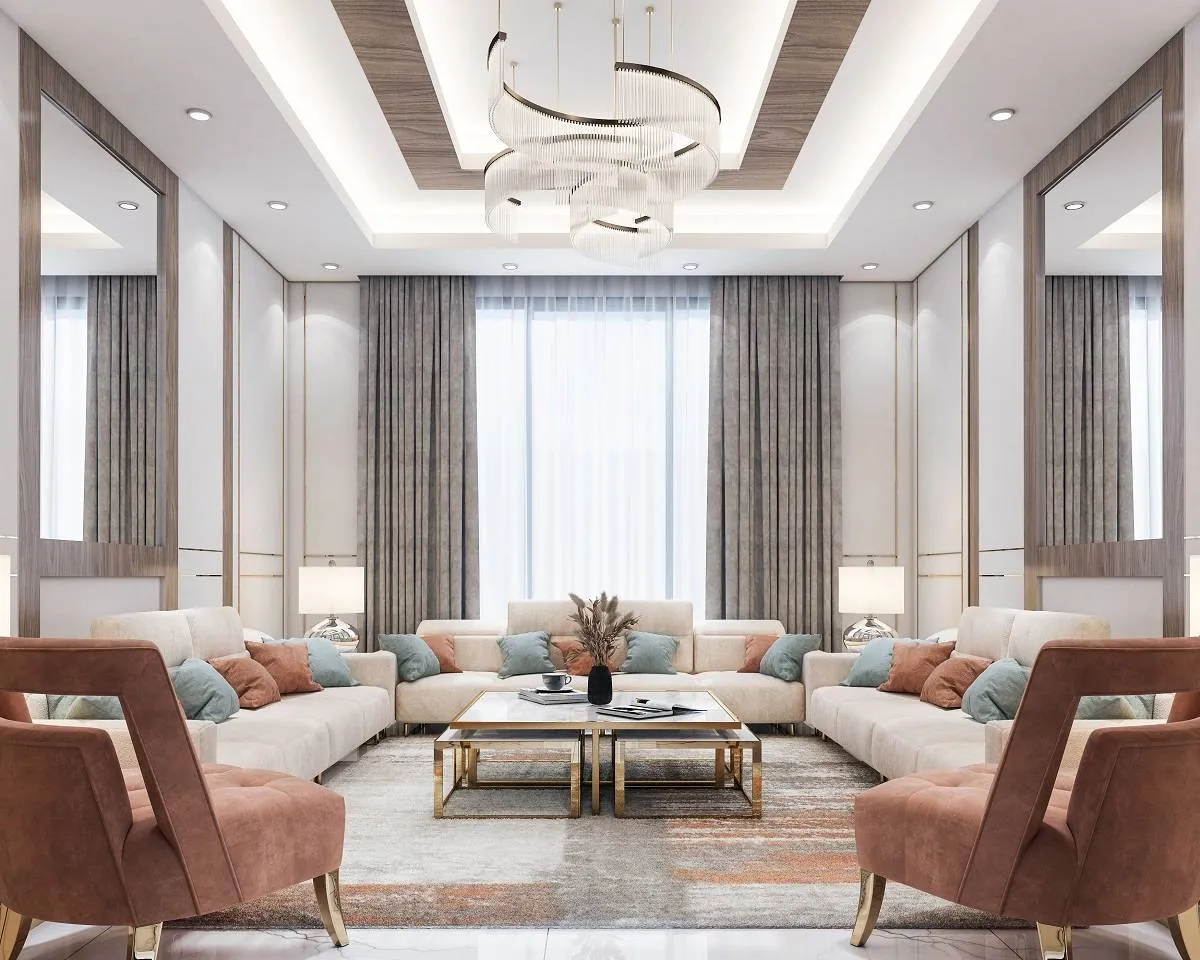 من المُفضّل الاعتماد على الستائر الكتّان فاتحة اللون