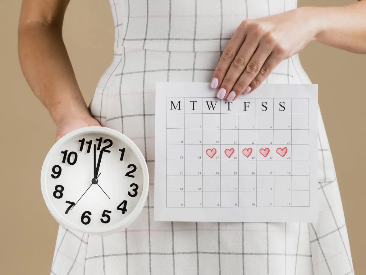 صورة لموعد الدورة الشهرية