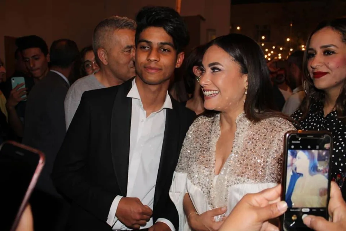 هند صبري اختلطت بالجمهور أثناء  المهرجان- الصورة من موقع المهرجان على الفيسبوك