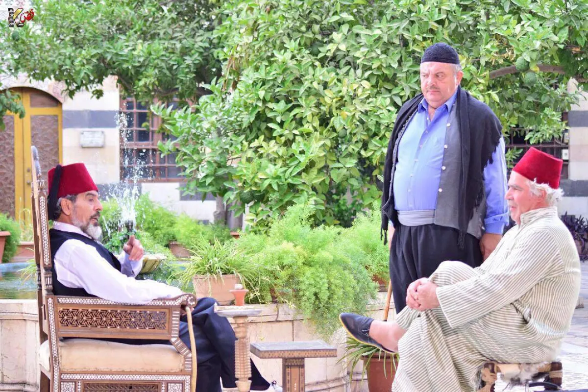 نزار أبو حجر - لقطة من مسلسل باب الحارة- الصورة من صفحة شركة قنبض ميديا على انستجرام