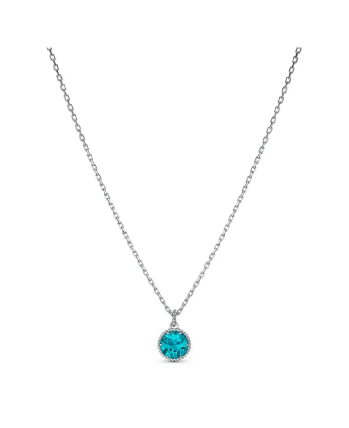 قلادة بحجر التوباز من سواروفسكي Swarovski 