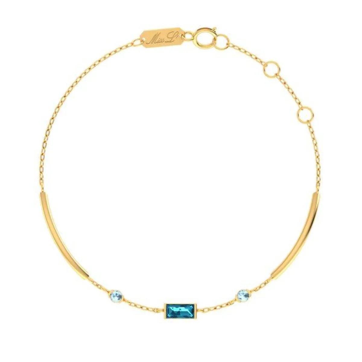 سوار بحجر التوباز من لازوردي Lazurde 