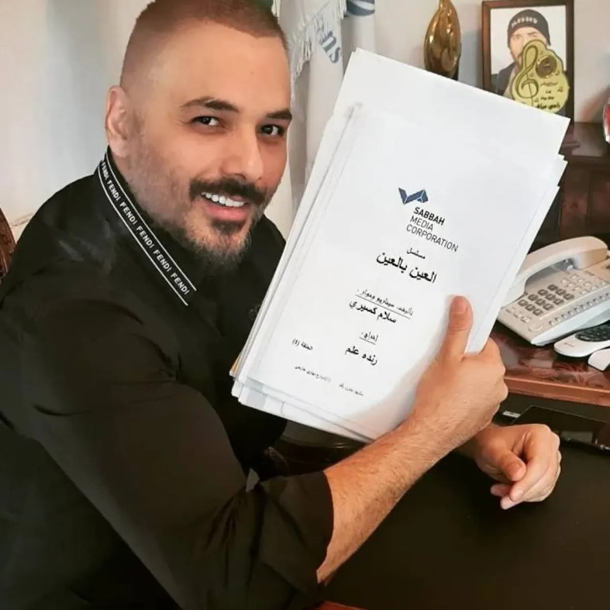 رامي عياش يعلن التحضير لمسلسل " العين بالعين" - صورة من حسابه الرسمي على  " انستغرام"