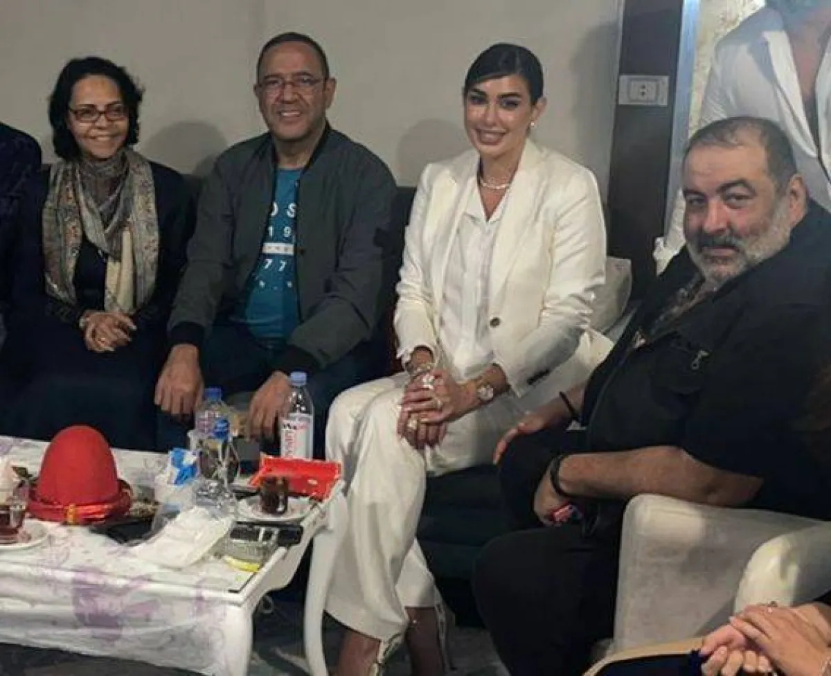 ياسمين صبري وهبة قطب وسامح عبد العزيز وأشرف عبد الباقي - الصورة من حساب هبة قطب وشركة تكوين على فيسبوك