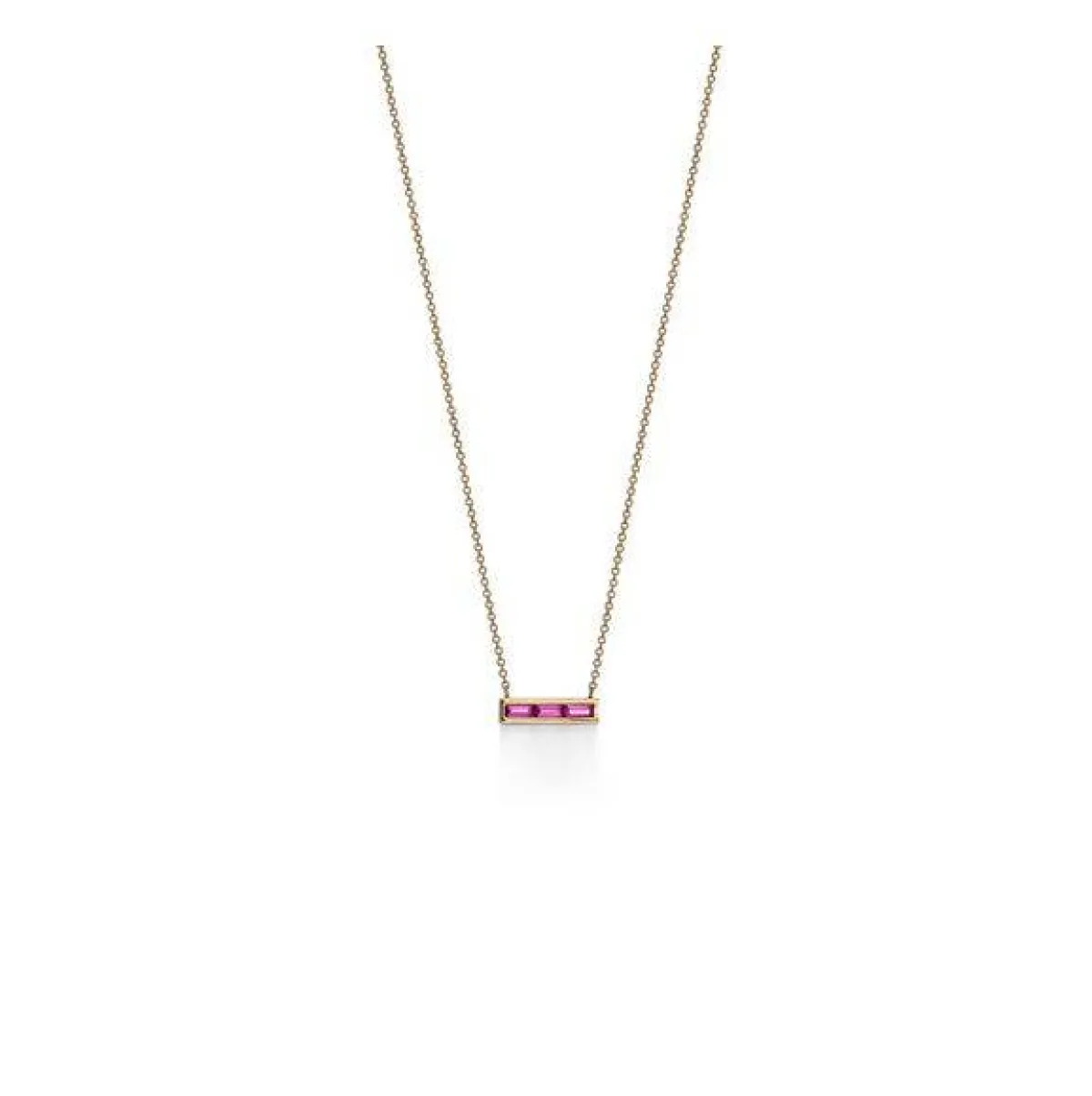 قلادة مرصعة بأحجار كريمة مستطيلة من تيفاني آند كو Tiffany & Co