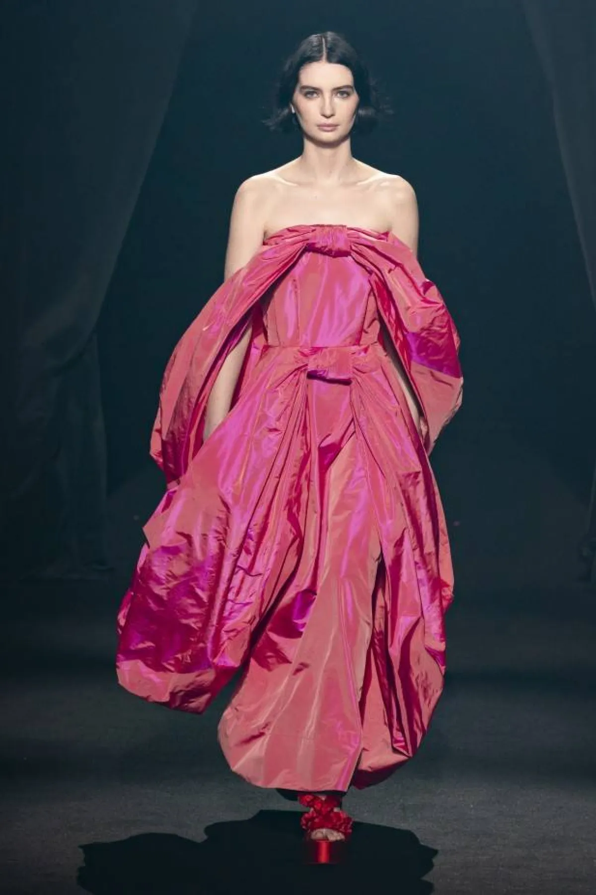 فستان فوشيا من أ فاكتوري