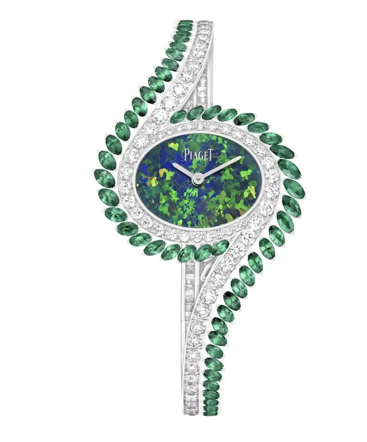 ساعة من الاحجار الكريمة