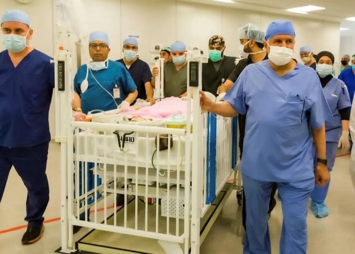 الفريق الطبي. الصورة من "واس"