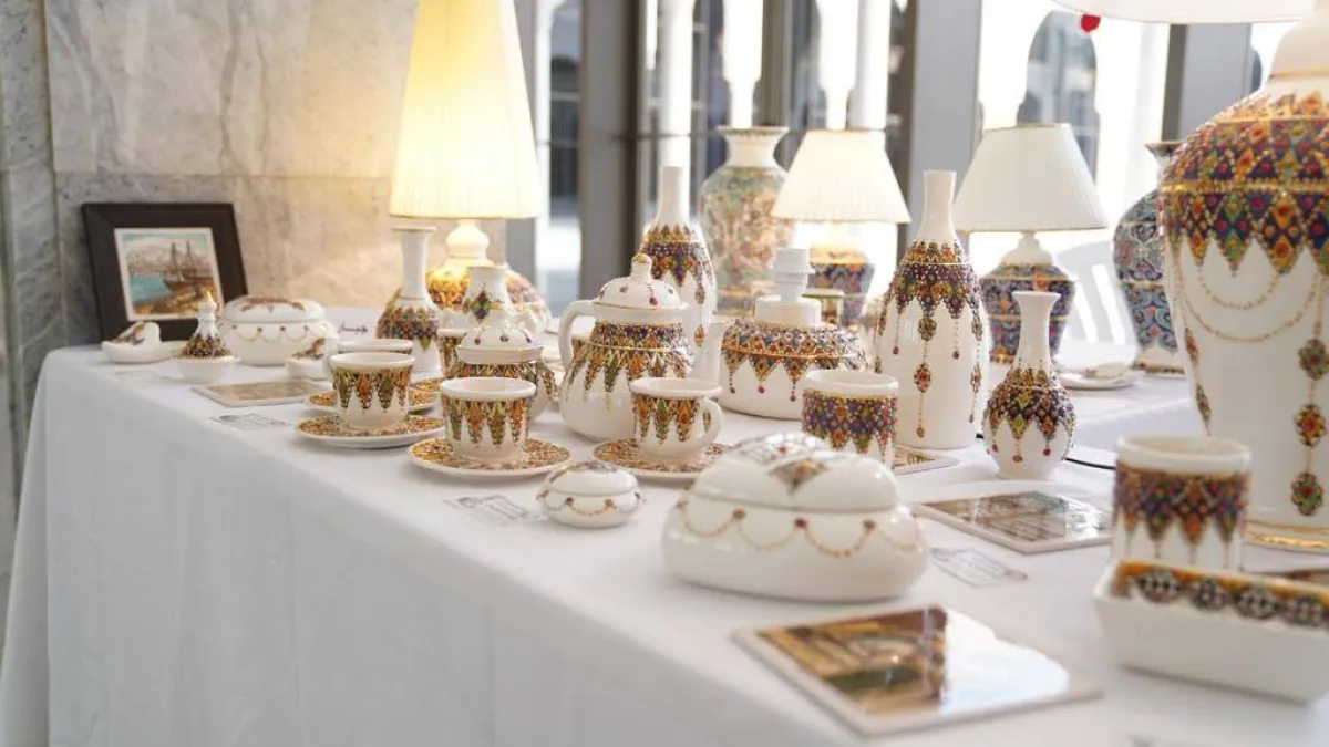 ابداعات فنية في يمعرض الخزف