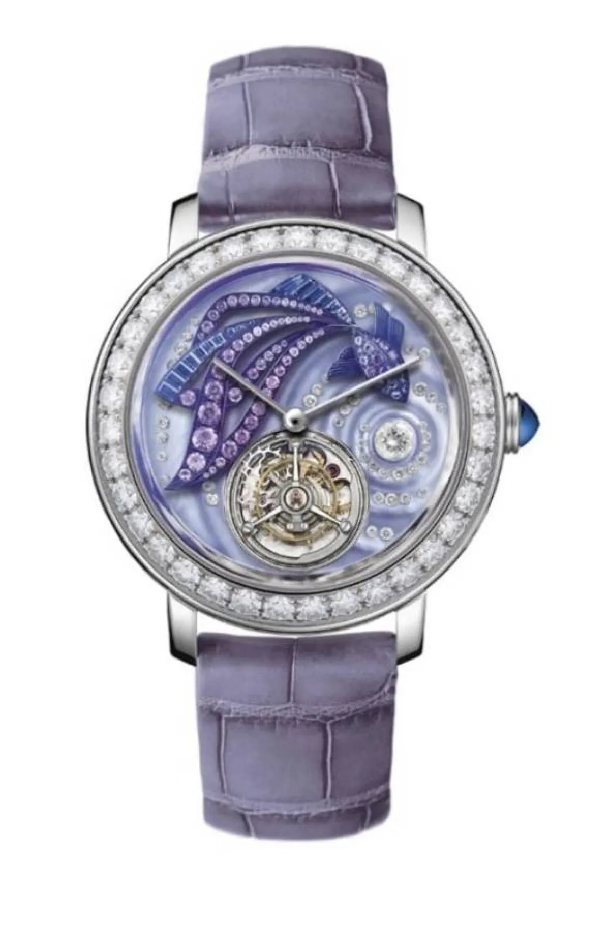 ساعة بنفسجية