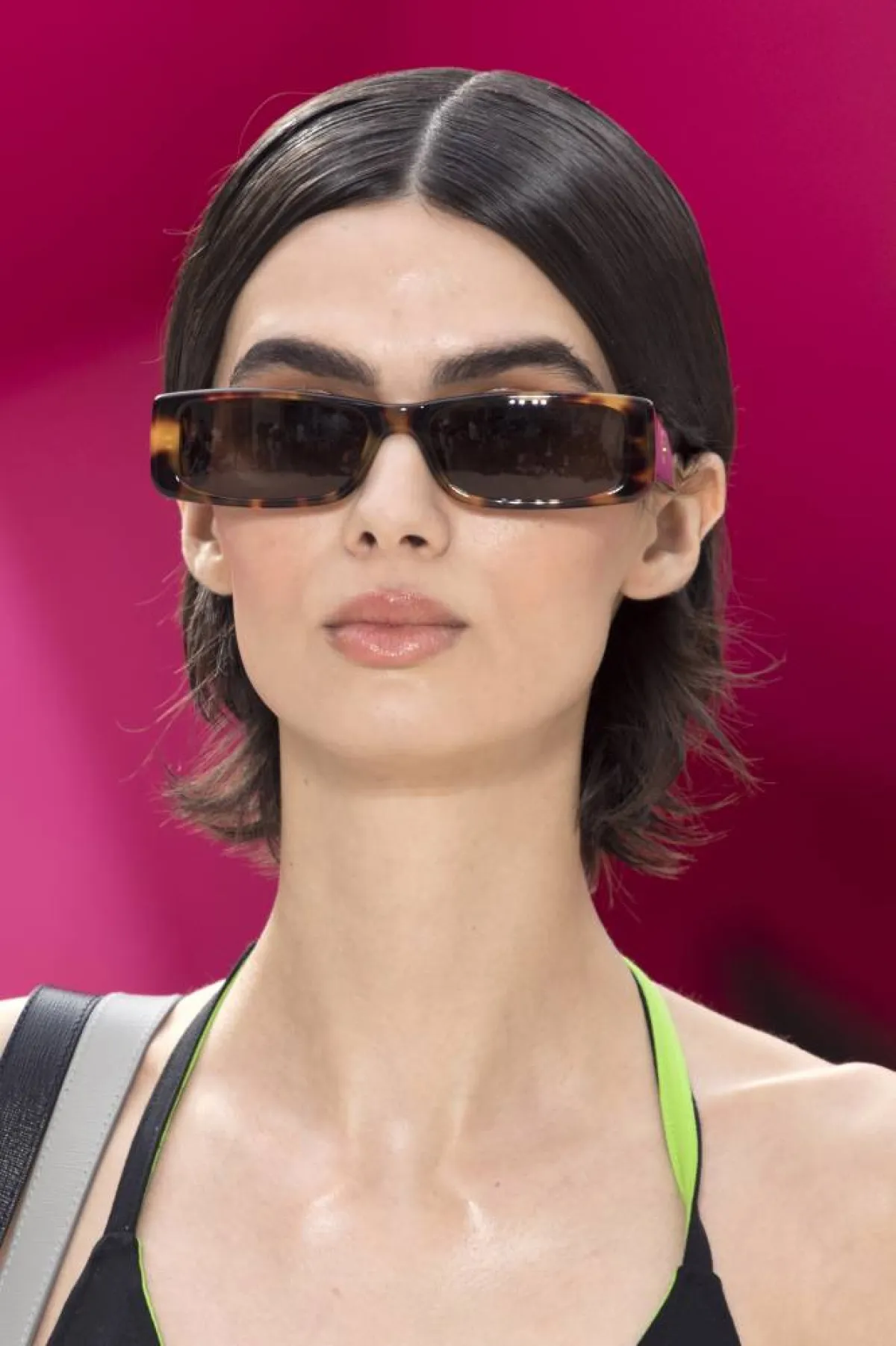 نظارة شمسية مستطيلة ملونة من فيكتوريا/توماس Victoria/ Thomas 