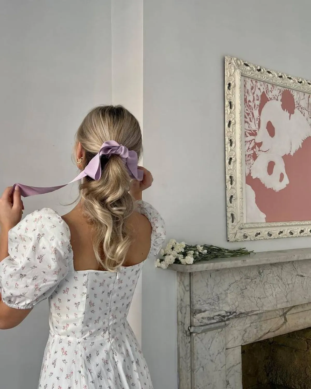 تسريحة ذيل الحصان