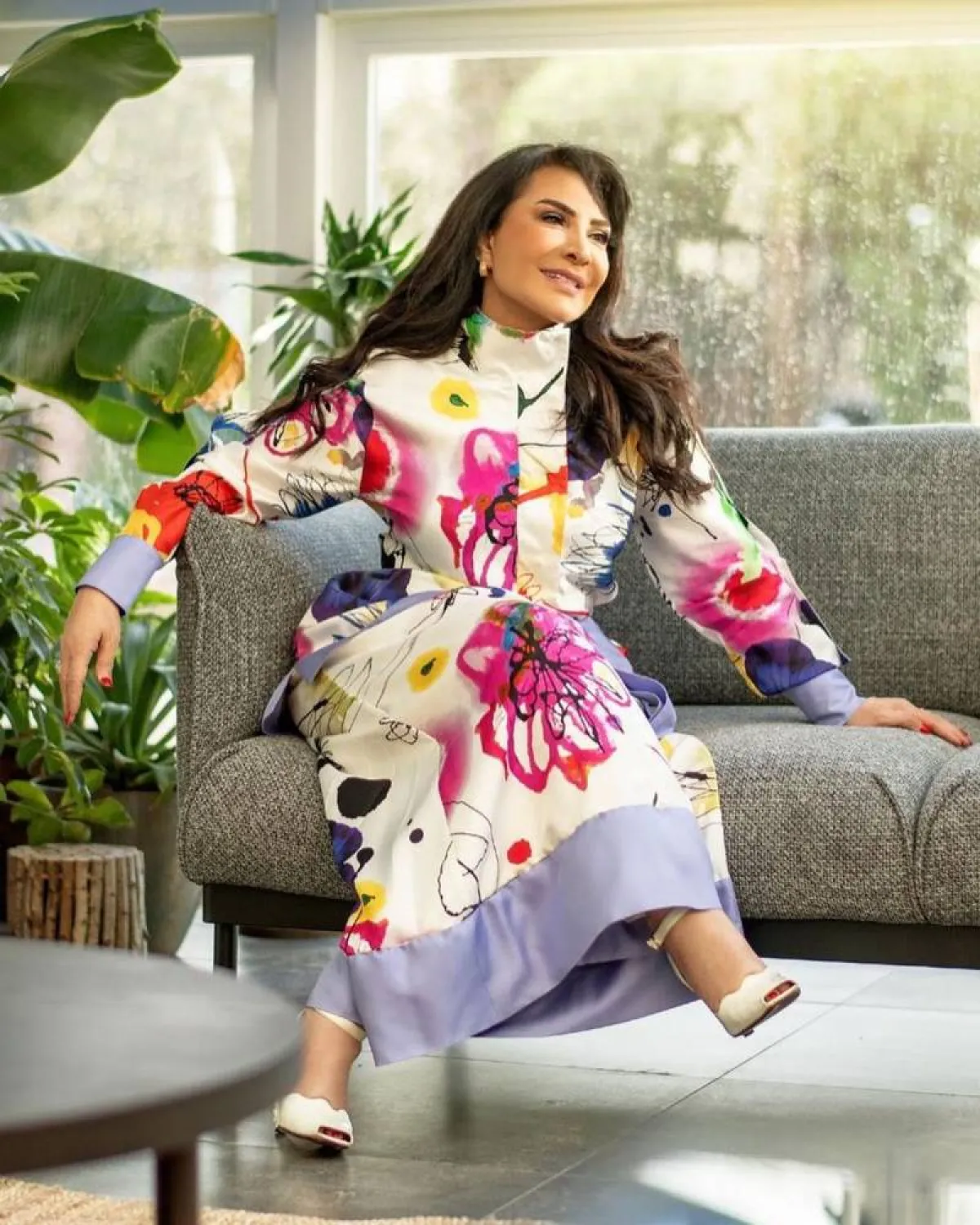 إطلالة الفنانة هدى حسين - صورة من حسابها الرسمي على موقع " انستغرام"