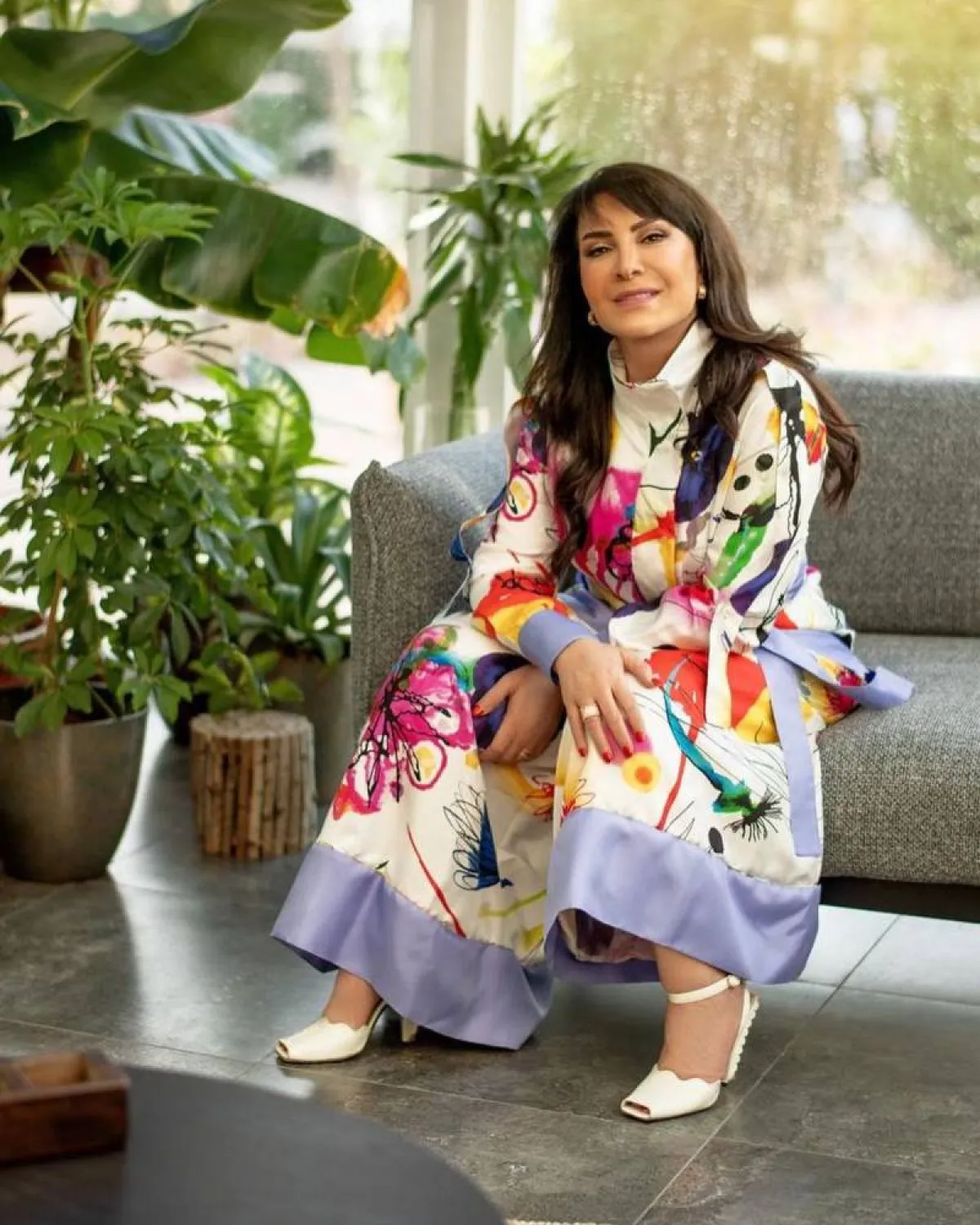 إطلالة الفنانة هدى حسين - صورة من حسابها الرسمي على موقع " انستغرام"