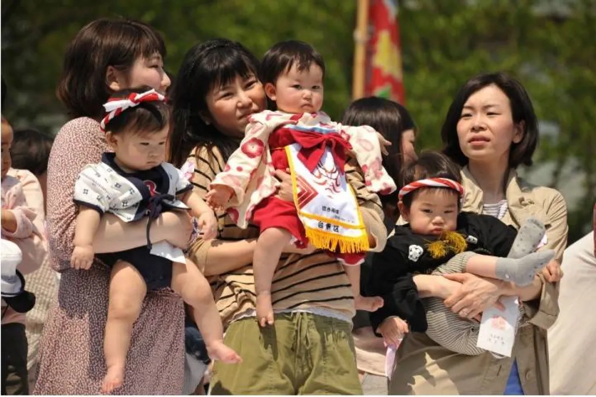 مسابقة لبكاء الرضع