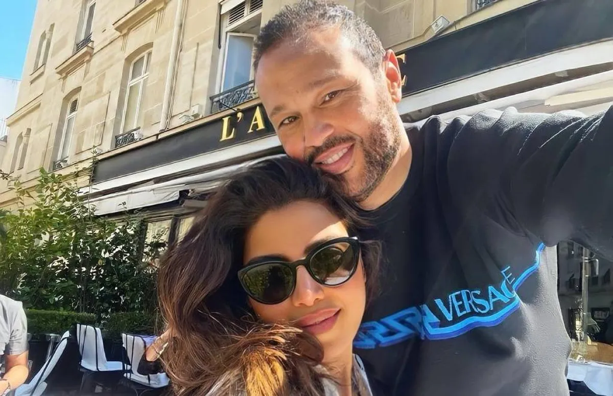 ريهام حجاج ومحمد حلاوة - صورة من حساب زوج ريهام على إنستجرام