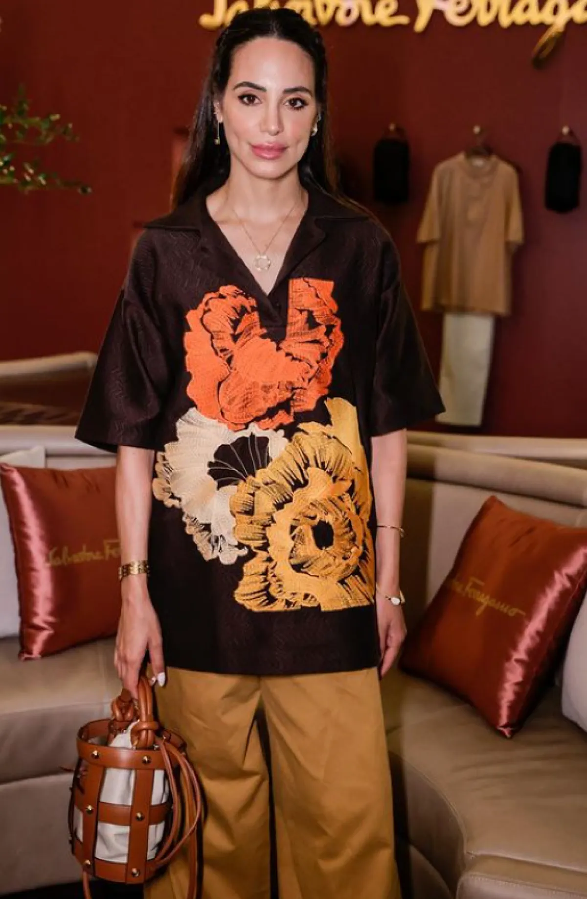 زينب الحلو ترتدي من سالفاتوري فيراغامو