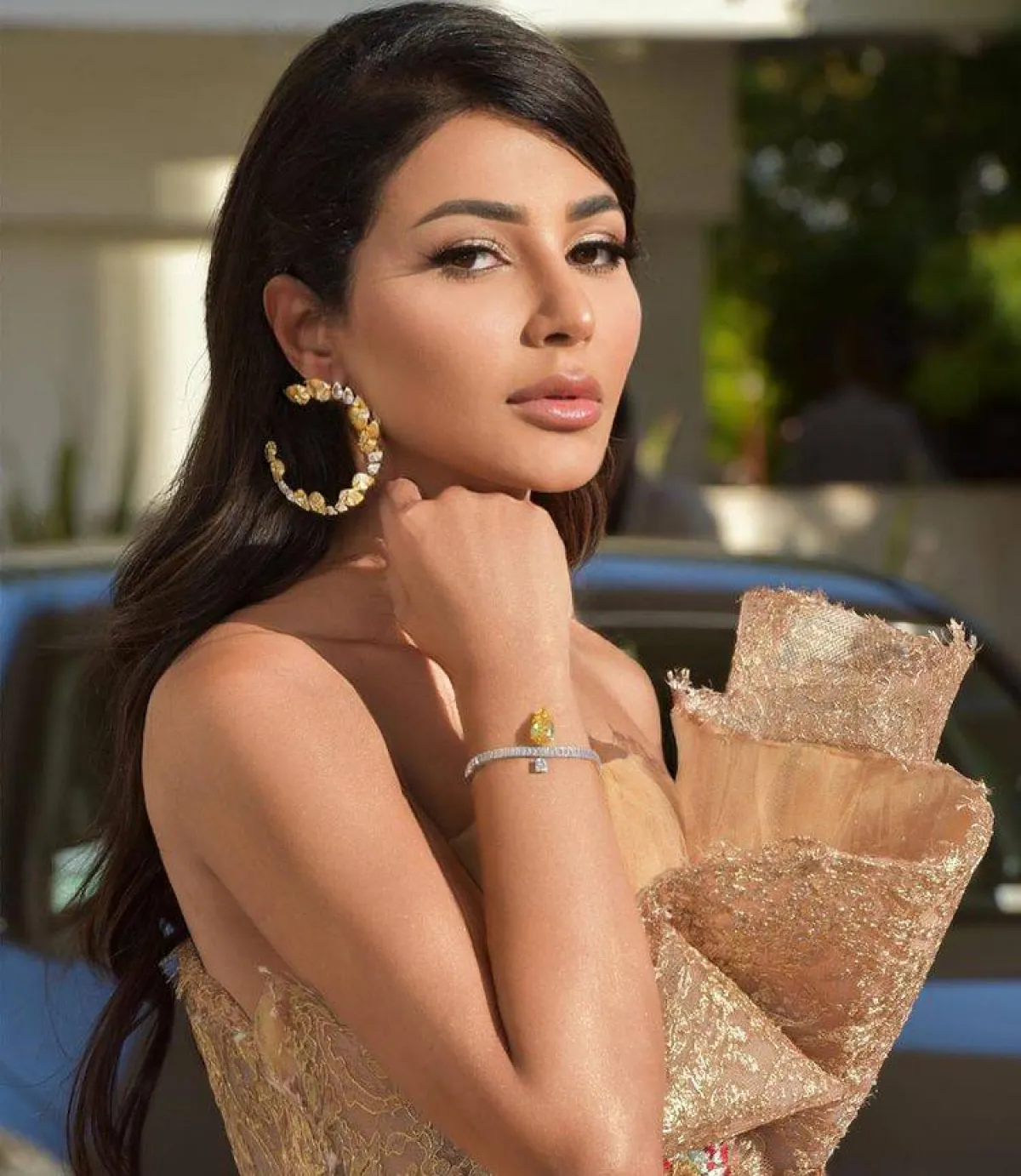 مجوهرات مهيرة عبد العزيز-الصورة من حساب النجمة على انستغرام