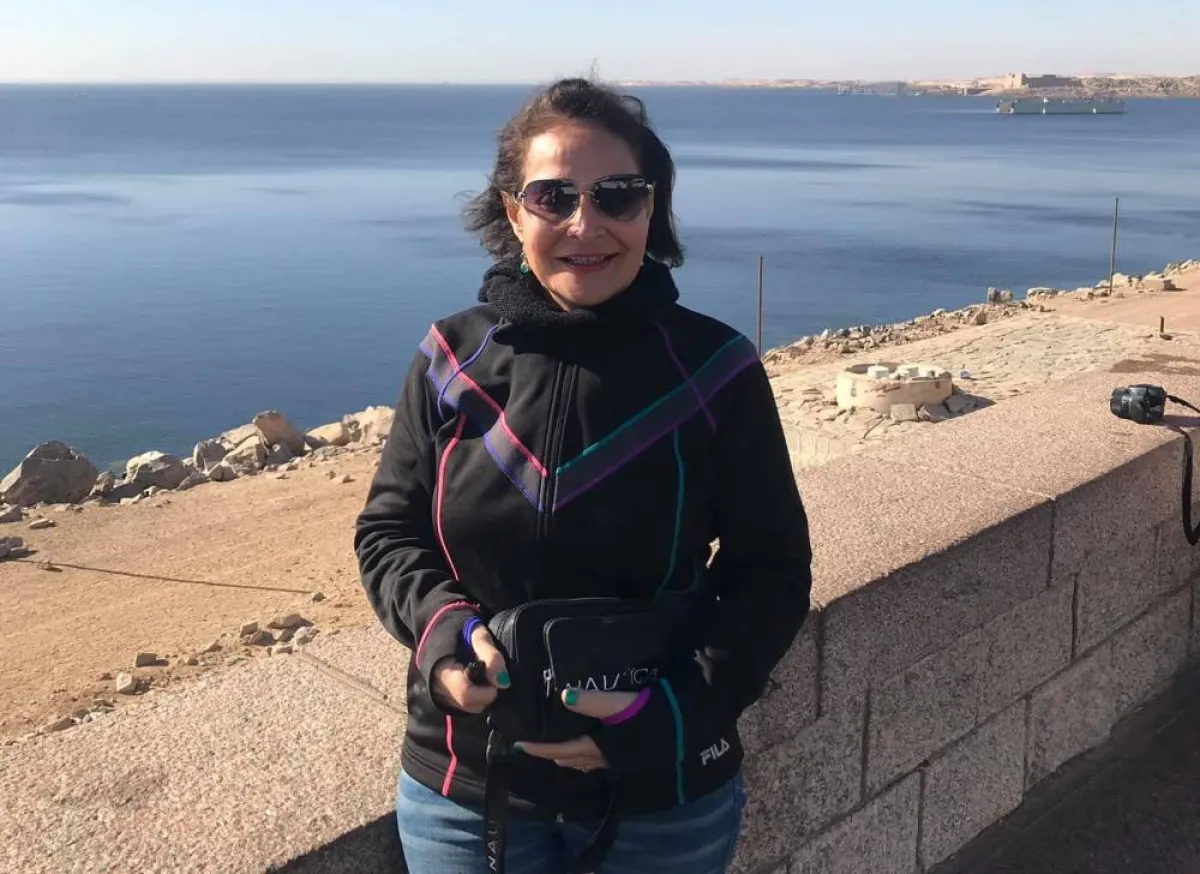 تيسير فهمي - صورة من حسابها على فيسبوك