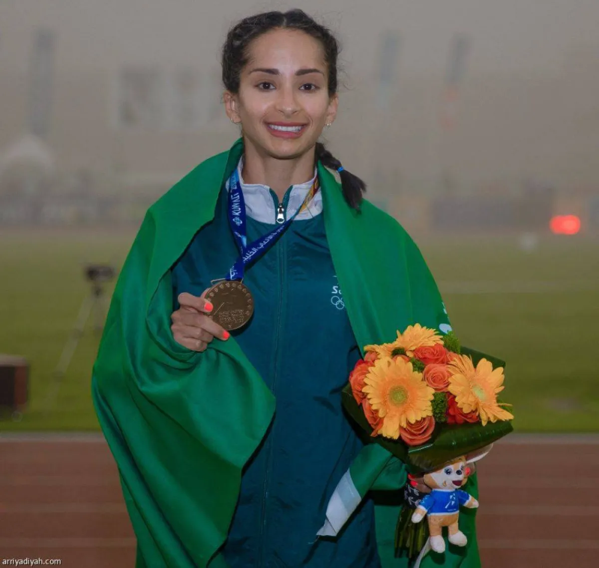 العداءة السعودية مزنة النصار