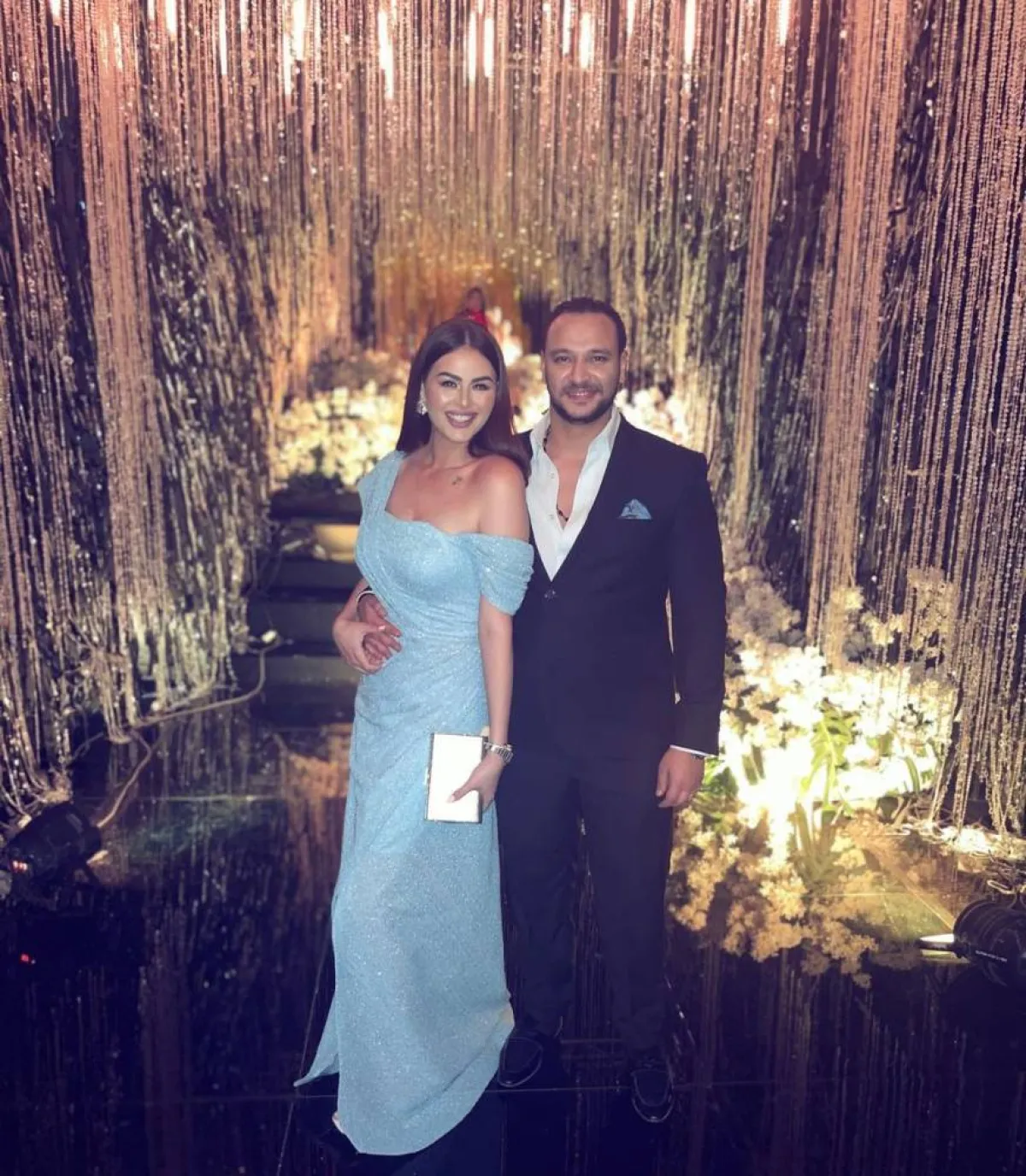 هنادي مهنا وزوجها - الصورة من حسابها على إنستجرام