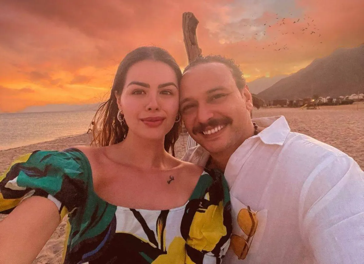 هنادي مهنا وزوجها أحمد خالد صالح - صورة من حسابها على إنستجرام