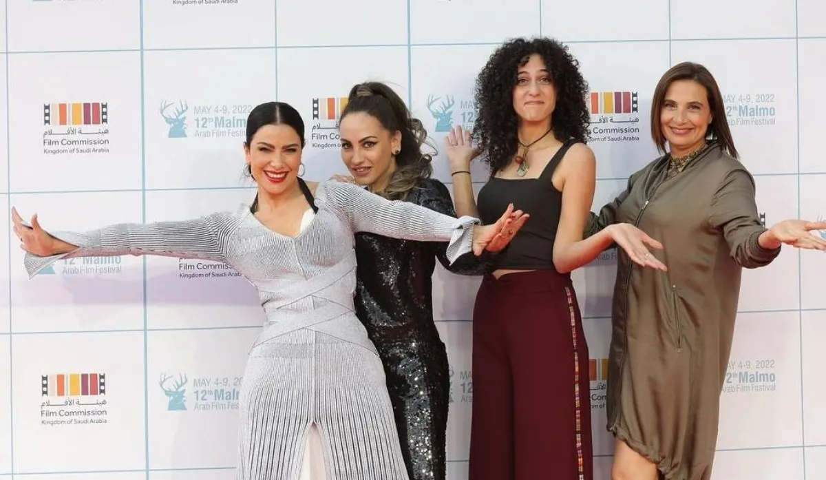 بطلات فيلم بنات عبد الرحمن - صورة من صفحة صبا مبارك على موقع " انستغرام"