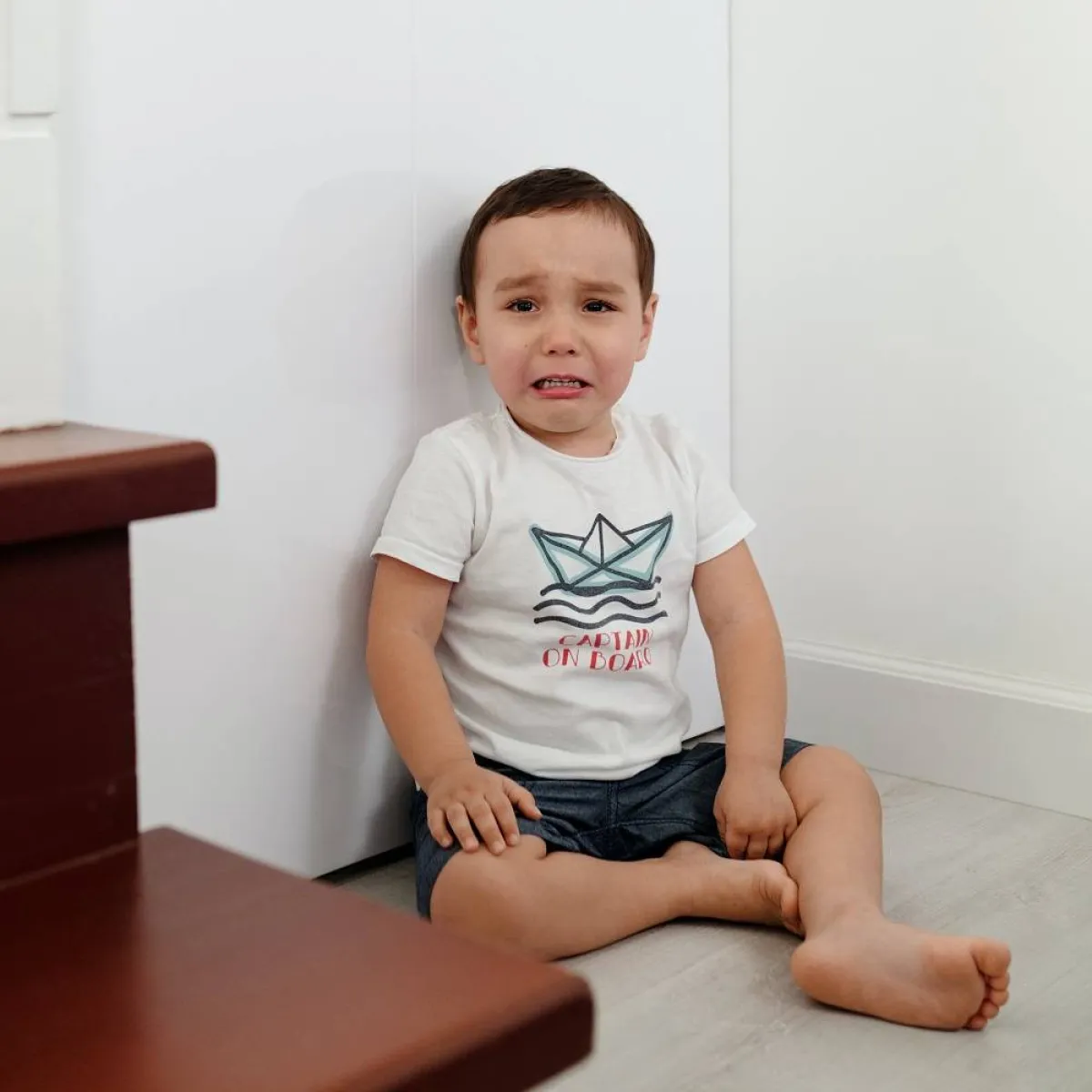 صورة لطفل خائف