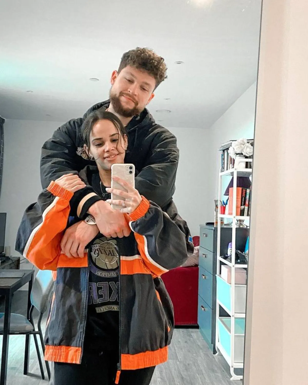 نور دياب برفقة خطيبها - الصورة من حسابها على انستغرام