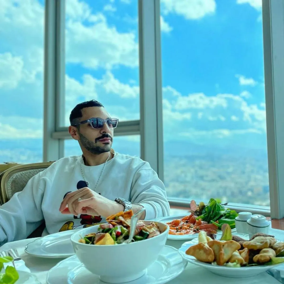 حسن أبو الروس - الصورة من حسابه على إنستجرام