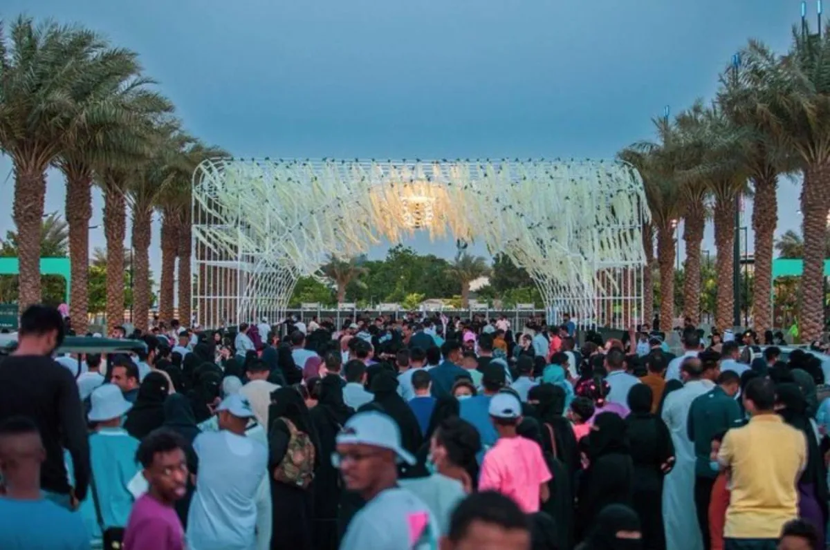 اقبال الزوار على الحديقة