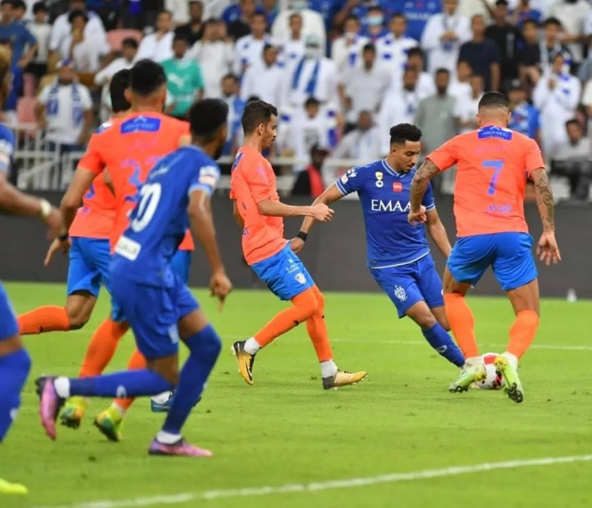 الفيحاء بطلا لكأس خادم الحرمين بعد الفوز على الهلال بفضل ركلات الترجيح- الصورة من واس
