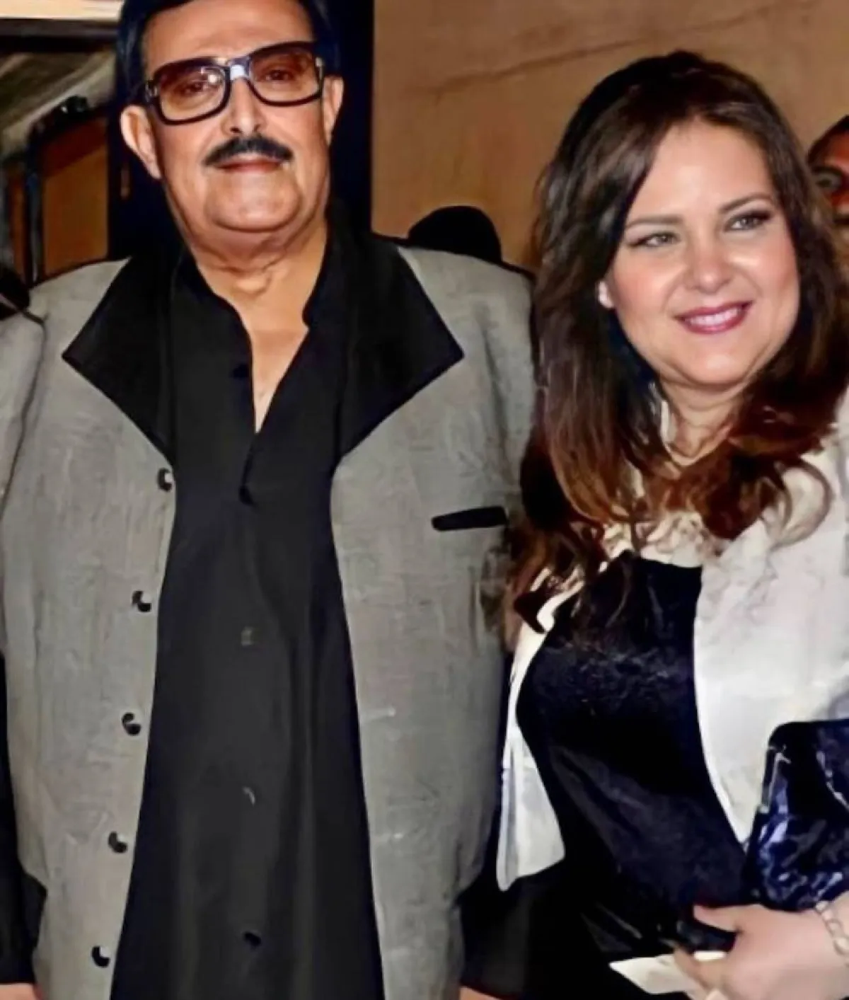 النجمان الراحلان دلال عبد العزيز وسمير غانم - الصورة من حساب دنيا على انستغرام