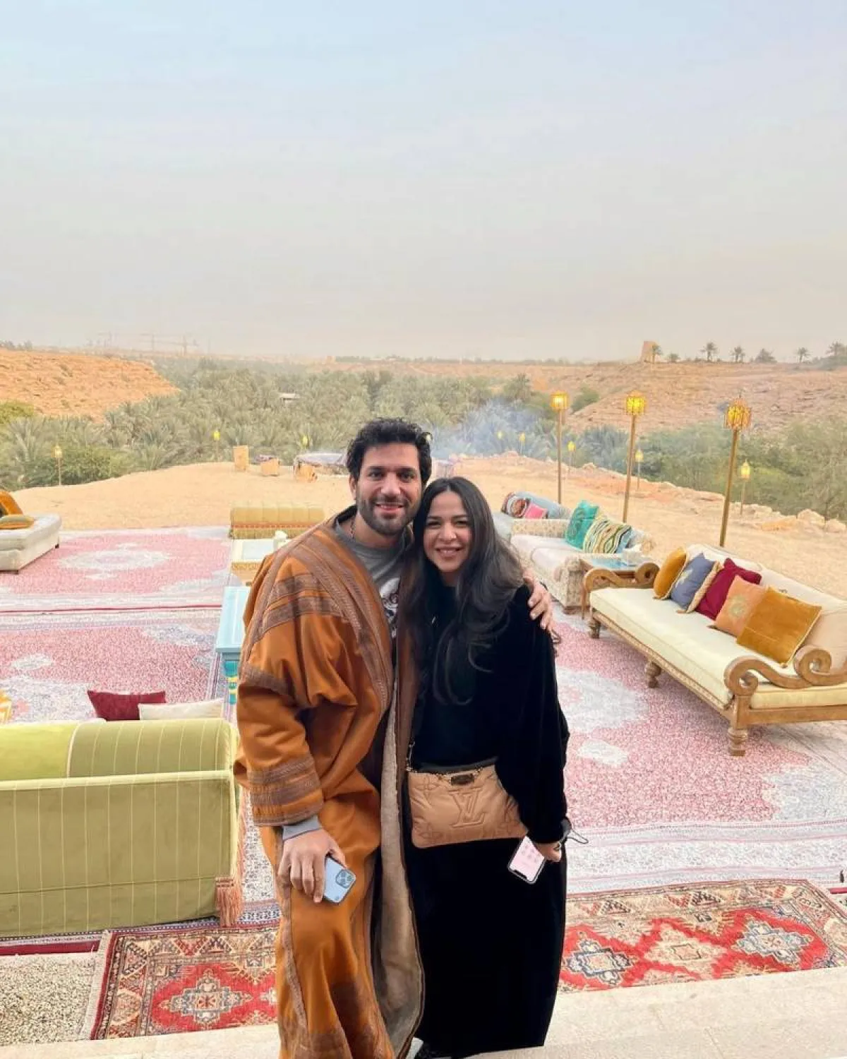 إيمي وحسن الرداد - الصورة من حسابها على انستغرام