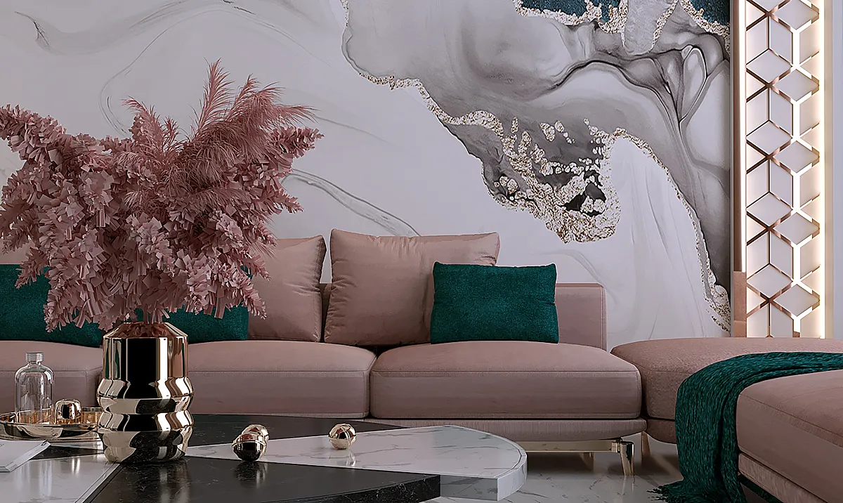 الألوان تقوم بدور هامّ، من حيث التأثير النفسي والسلوكي على الجالسين في غرفة المعيشة