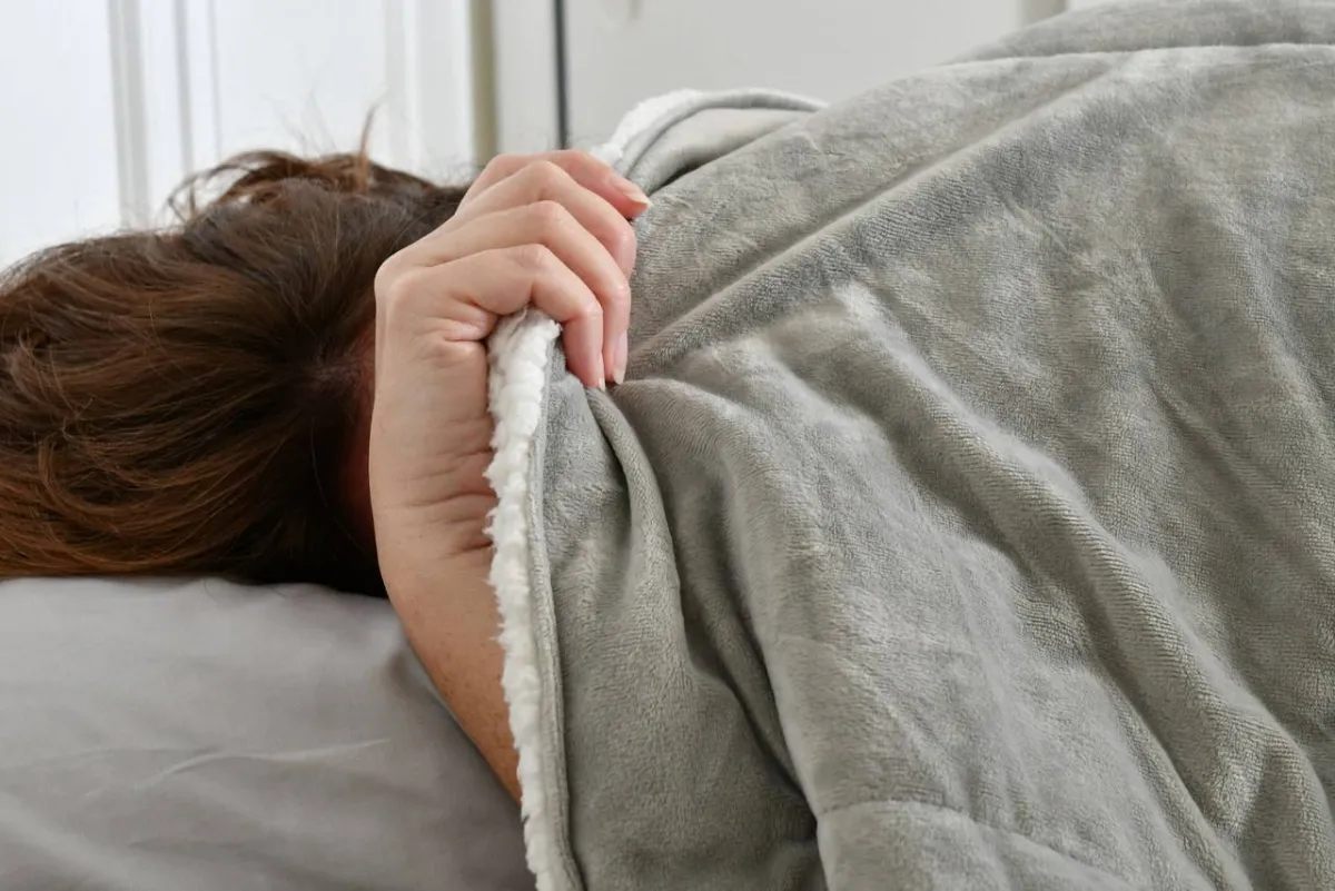 صورة لامرأة مصابة بالاكتئاب