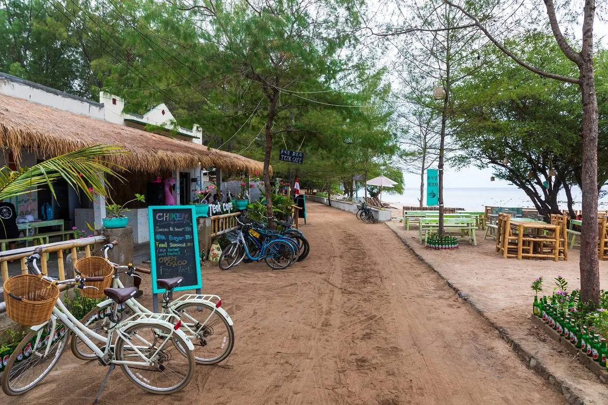 الدراجة الهوائية، وسيلة النقل التي يمكن استئجارها في أي مكان، في "جيلي تراوانجان"